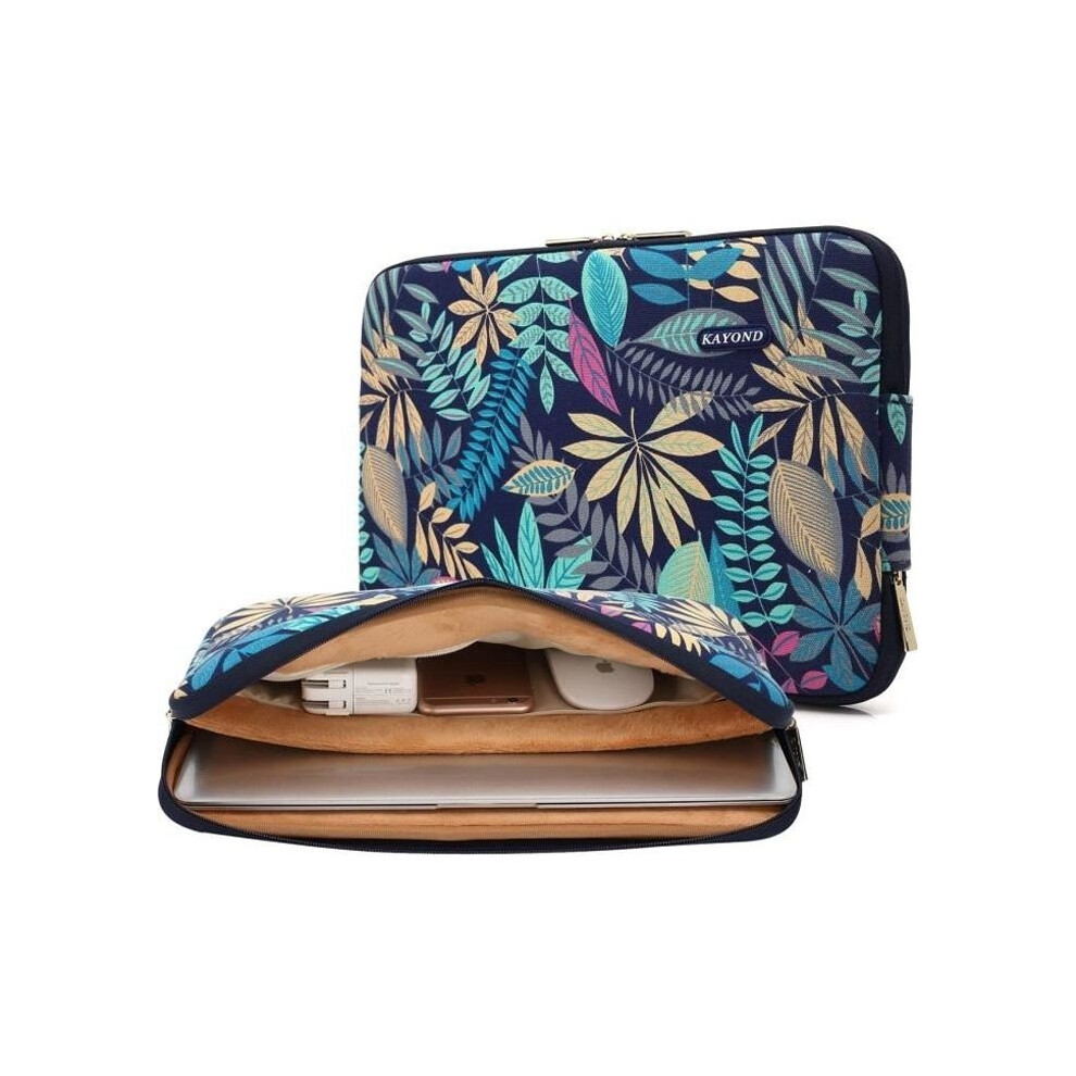 Laptop Bag - M-Flower 3 - Macbook Pro 16" - Floral Pattern - Shockproof - Lightweight And Slim 9149891850248