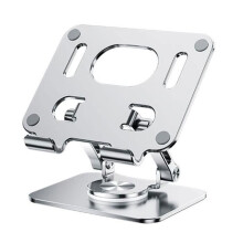 Vvikizy opvouwbare, draaibare tabletstandaard van aluminiumlegering met warmteafvoer, multifunctioneel