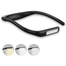 LED neck reading light, 3 colors, 6 brightness levels, foldable arm, rechargeable, durable, ideal for...