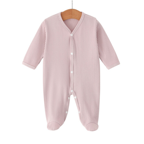 Newborn Footed Suit Comfort Fabric Machine Washable-lavender