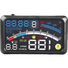 Universeel auto-head-updisplay (HUD) met snelheidslimietwaarschuwing (MPH/KM/u) - Plug & Play - DBA