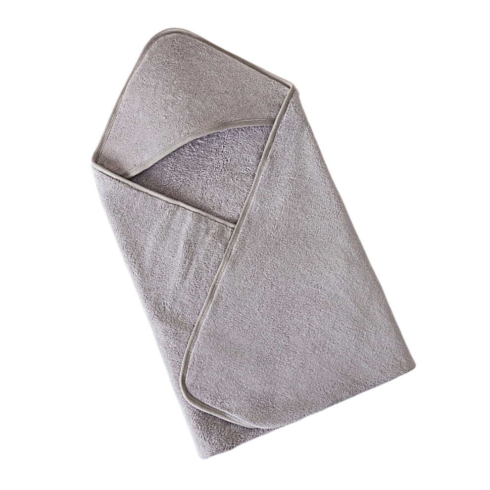 Bath Capes Towel Shower Towel Breathable Bathrobe Hooded- Gray