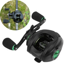 Heavy-duty spinning fishing reel - V GEBY - Model HL - Lightweight metal - 7.2:1 gear ratio - EVA comfort