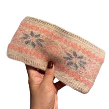 Multiuse Stretchy Knit Hairband Face Washing-Milky White