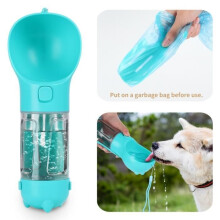 Pet Water Bottle - LAMZIEN - 300ml - Portable - Leakproof - Convenient for Travel