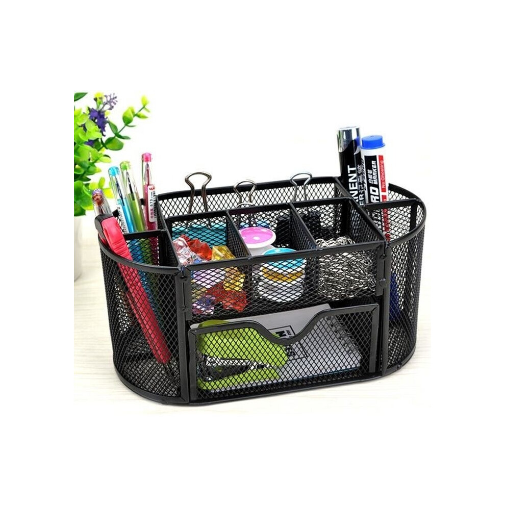 Photos - Other Furniture Aibecy 9-Compartment Multifunctional Storage Organizer Desk Organizer Pen Holder Stationery Storage Container Box