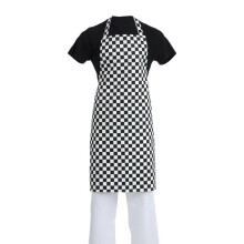 Zwart-wit geruite schort - Whites Chefs Clothing