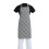 Zwart-wit geruite schort - Whites Chefs Clothing 1