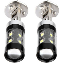 FOR 2Pcs H1 8000K White 50W LED High Brightness Headlight Bulb Kit Fog Light