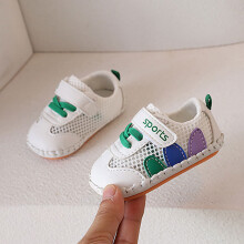 (Green,15)Chaussures bébé unisexe été maille semelle antidérapante supérieure pour bébé marcheurs rampant