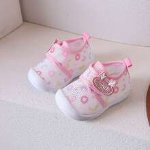 (Pink,16)Chaussures bébé maille avec son pour été jeu actif enfants semelle unisexe baskets