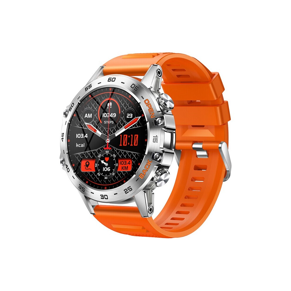 (Orange) Smart Watch Bluetooth Call Sport Fitness Tracker Health Monitor Smartwatch For Male Orange 6900890402592
