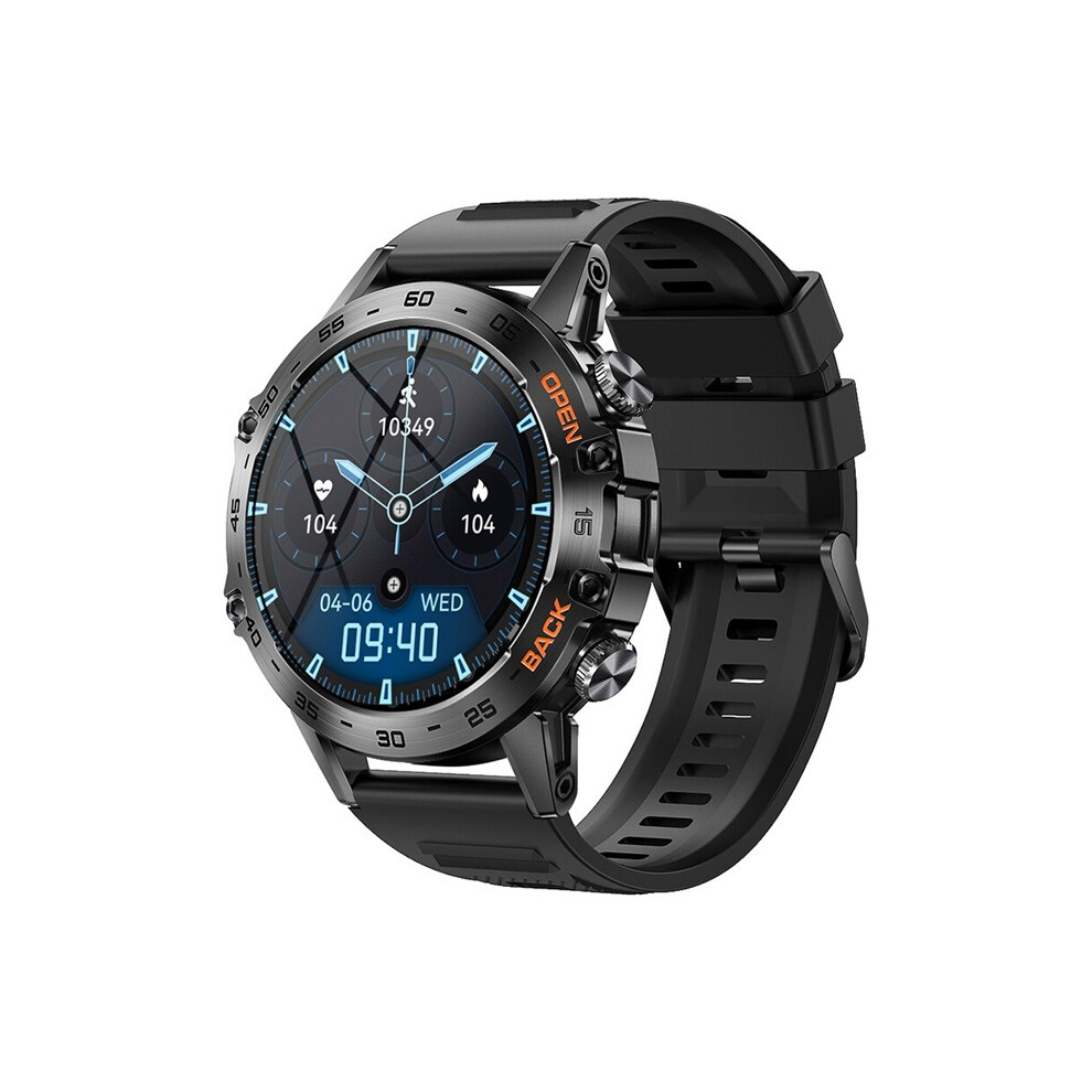 (Black) Smart Watch Bluetooth Call Sport Fitness Tracker Health Monitor Smartwatch For Male Black 6900890402585