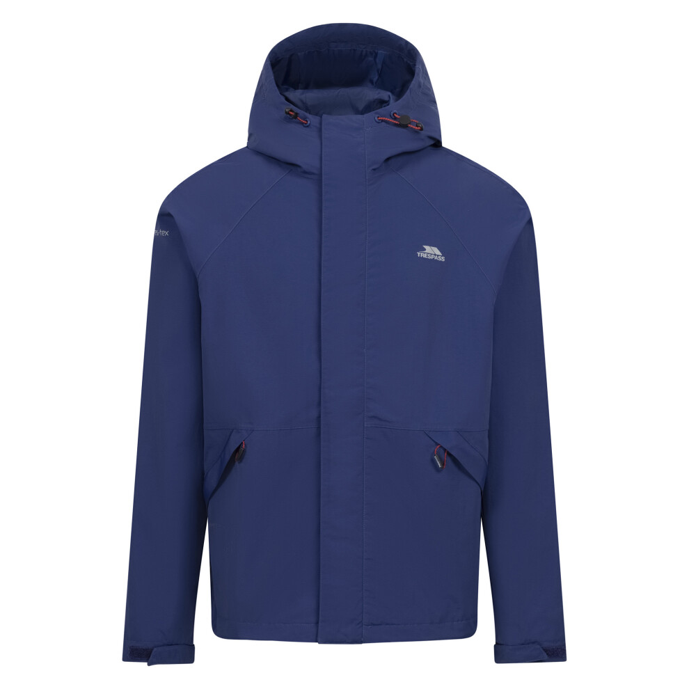 Trespass (L, ) Mens Bayhead Waterproof Jacket Blue