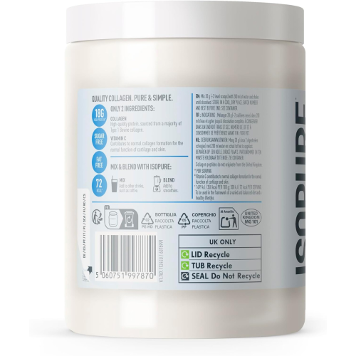 Isopure Unflavoured Collagen Powder 20g per Serve - 300g 2
