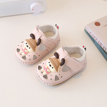 (Pink,13)Chaussures Bébé avec Matériel Respirant Antidérapant Caractéristiques pour Tout-Petit Apprendre à Marcher