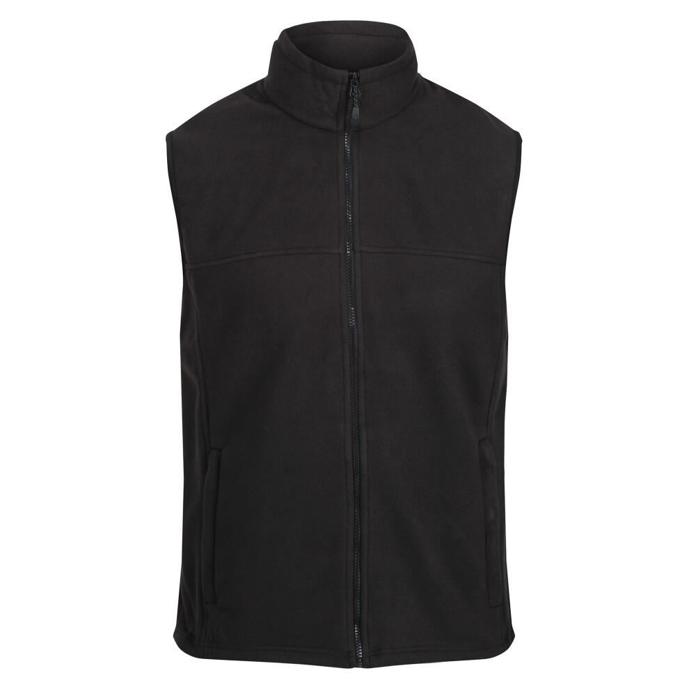 Regatta (S, ) Haber Ii Full-Zip Bodywarmer Fleece Anti-Pill Jacket (250 Gsm) Black