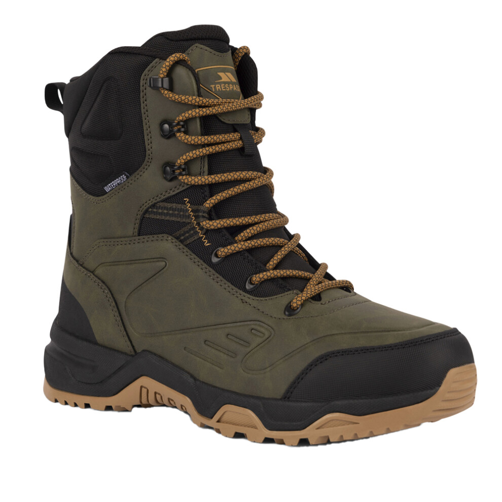 Trespass Men's Green Serge Snow Boots - Khaki - 9 Uk - Khaki - Image 2