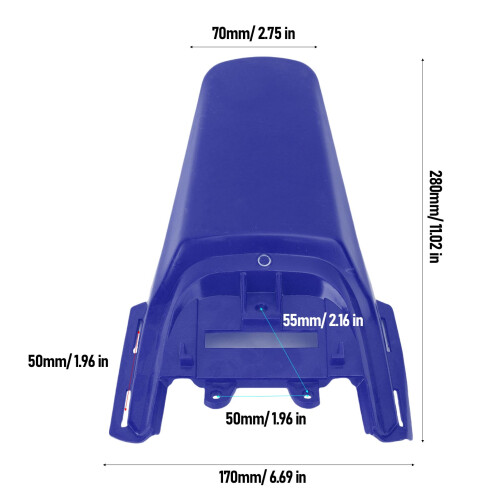 Shockproof Rear Mudguard for 50-125cc Bikes 2