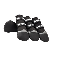 2 paar hondenschoenen beschermende dikke grip hondenvoeten-S