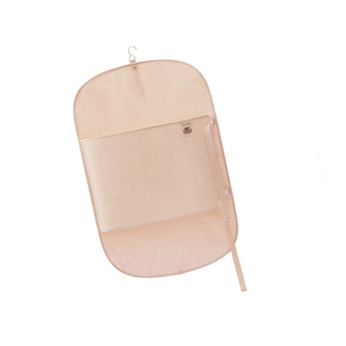 Sac pliable de compression avec housse anti-poussière- Rose