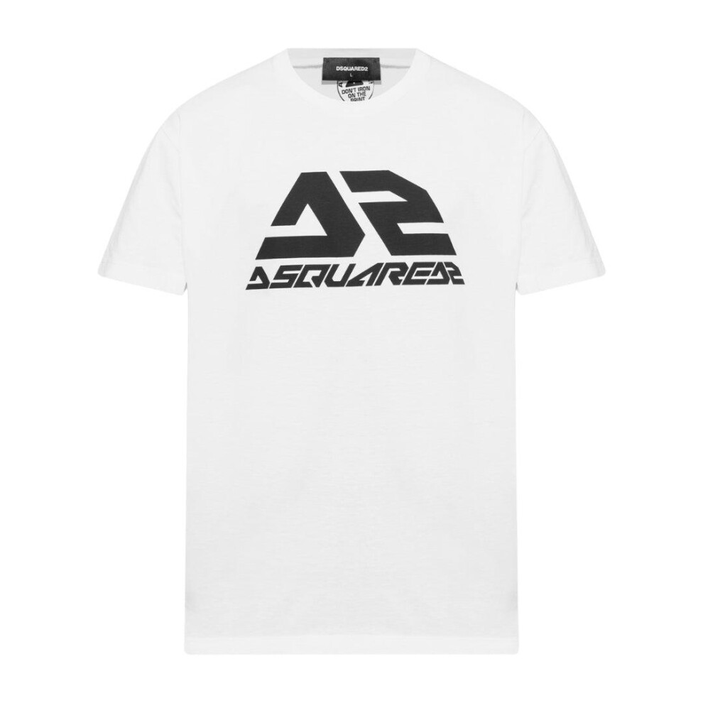 Dsquared2 (Xxl, ) Mens Bold Logo Cool Fit T-Shirt White