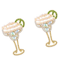 Barwares Earrings Stylish Rhinestones Perfect For Gifting-2