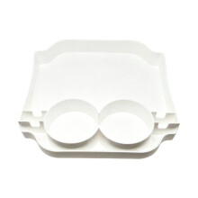Sac de plage en plastique Portable élégant, plateau de-Blanc