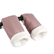 Thermal Insulated Strollers Gloves For Baby Carriage-maroon