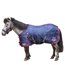 (4' 6", Navy) Gallop Ponie Standard-Neck Horse Stable Rug