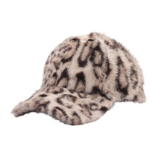 Fashion Winter Hat Furry Imitation Mink Furs Leopard Design-1
