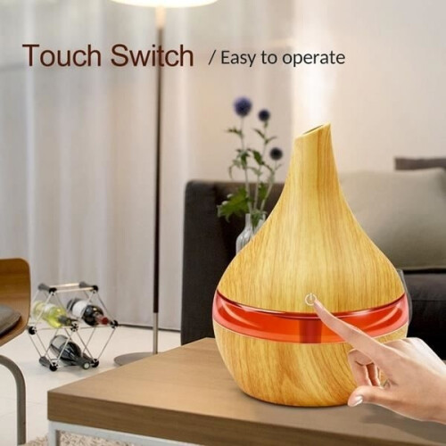 Essential Oil Diffuser, 300ml Ultrasonic Humidifier Aromatherapy Diffuser with 7 Color LED Lights 1