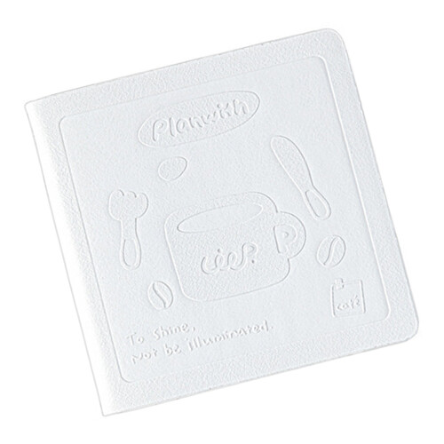 Elegant Pocket Sized Notebook PU Leather Notebook With 50-White