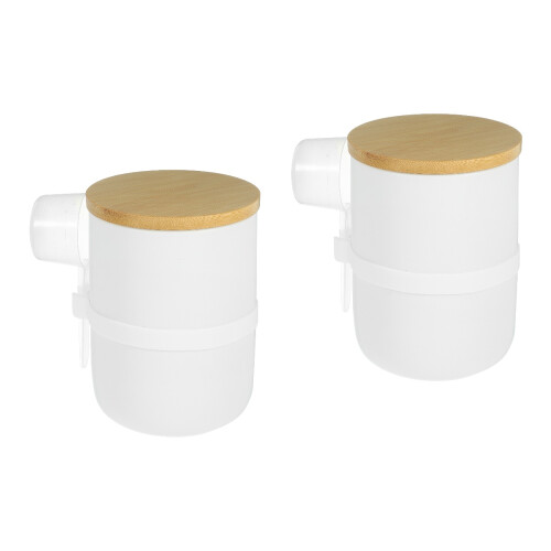 2Pièces Pot De Stockage Multifonction En Céramique Maison 2
