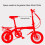 Siège de vélo pour bébé, mécanisme de fixation facile, 6