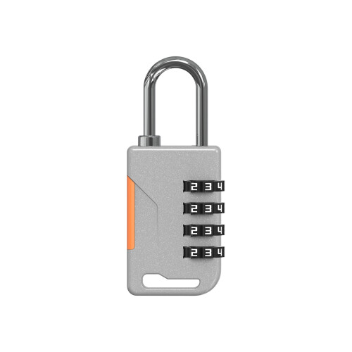 Combination Padlock Small Password Lock 4 Digit Antitheft-Gray