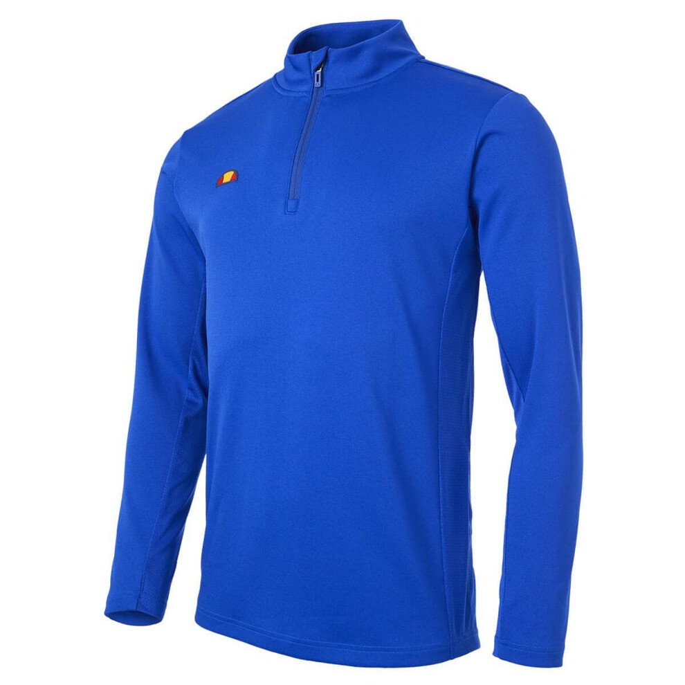 Ellesse (M, Blue) Mens Rolbi Quarter Zip Top