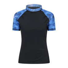 (10 UK, Teal) Mountain Warehouse Womens/Ladies Patterned Rash Guard