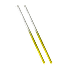 2 stuks duidelijke liniaal acryl-Gradiënt fluorescerend