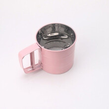 Stainless steel one-handed sugar sifter, kitchen sifter, flour sifter, one-handed sifter
