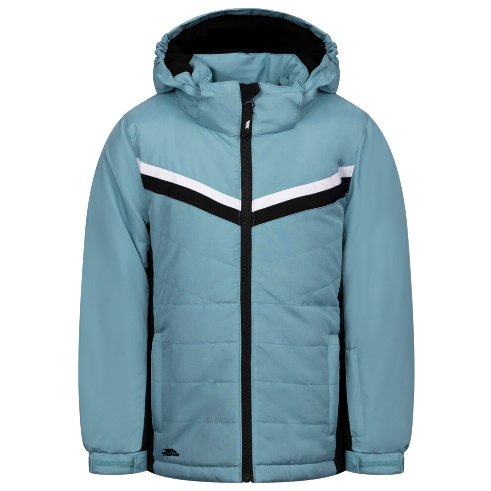 Trespass Women's Baby Blue Girl's Amaya Ski Jacket In | : Size 5-6 Years - Image 2