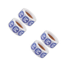 4Rouleaux Stickers Taille Ronds Violets Auto-Adhésifs Usage Décoratif