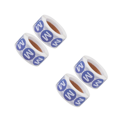 4Rouleaux Stickers Taille Ronds Violets Auto-Adhésifs Usage Décoratif