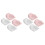 4Paires Protections Talon Sebs Gel Ventilé Usage 2