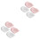 4Paires Protections Talon Sebs Gel Ventilé Usage 3