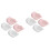 4Paires Protections Talon Sebs Gel Ventilé Usage 4