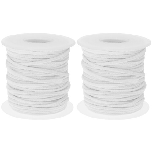 2Rouleaux Mèches Pour Bougies DIY Avec Courbure