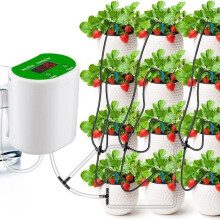 Automatische druppelirrigatieset, automatisch bewateringssysteem voor kamerplanten, LED-display