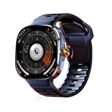 (Black) Smart Watch Android Smartwatch With Sim Card Rotary Camera GPS WIFI Compass 256GB Storage 2.4inch larger Screen