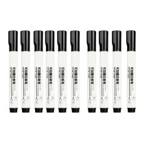 10 Stück löschbare Whiteboard-Marker, schnell-Schwarz